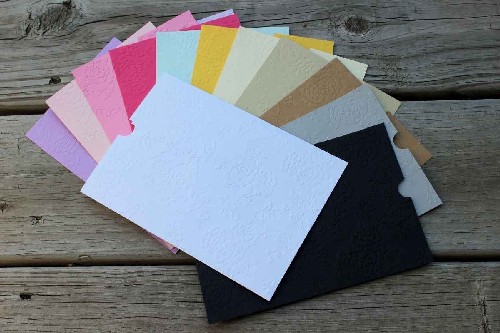 envelopes coloridos