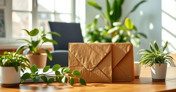 Envelope Pardo A4 como Opção Sustentável para Impressões